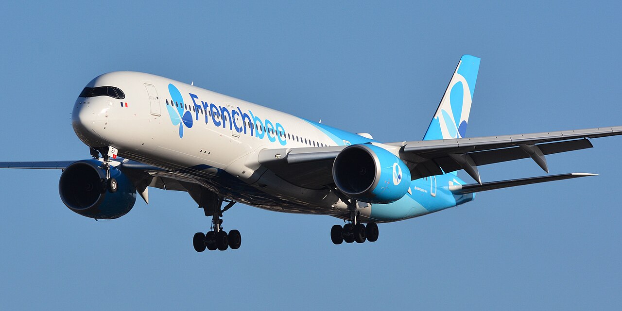 Airbus A350 de French bee en approche à Paris-Orly