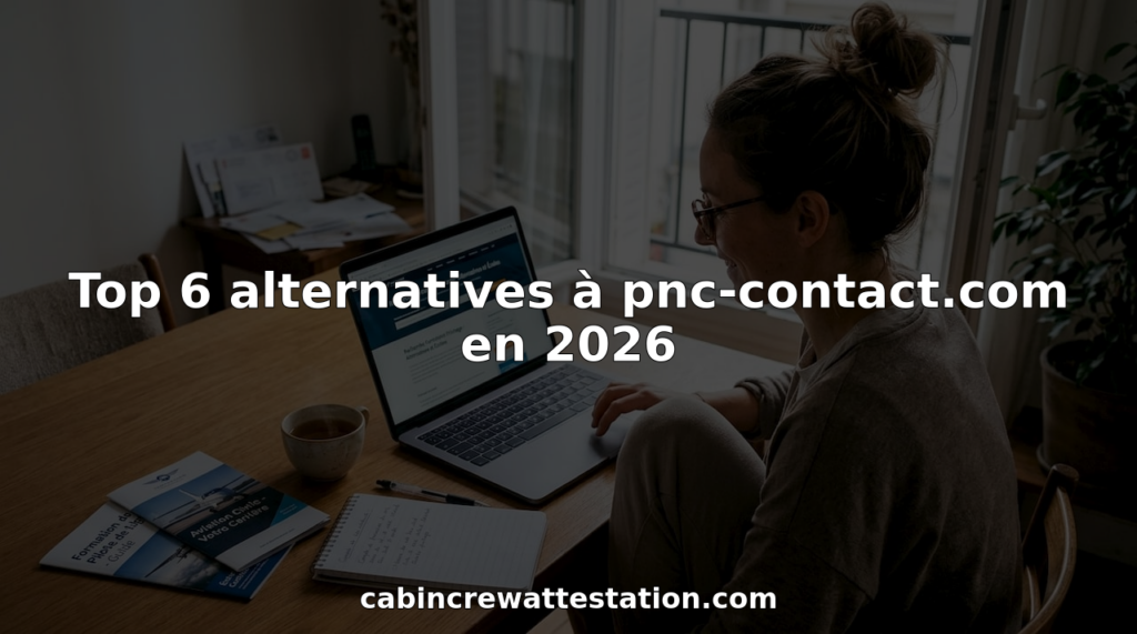 Installée chez elle, une femme explore les sites d’emploi dans le secteur de l’aviation à la recherche de nouvelles opportunités professionnelles.