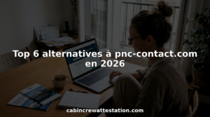 Installée chez elle, une femme explore les sites d’emploi dans le secteur de l’aviation à la recherche de nouvelles opportunités professionnelles.