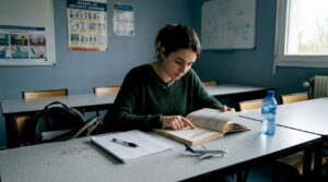 Étudiante en charge de la rédaction du guide de sécurité aérienne